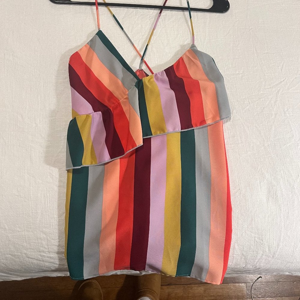 fab’rik Multicolor Striped Tank